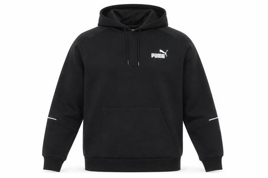 Puma Men's Black Pullover Hoodie M Regular Fit Sportswear