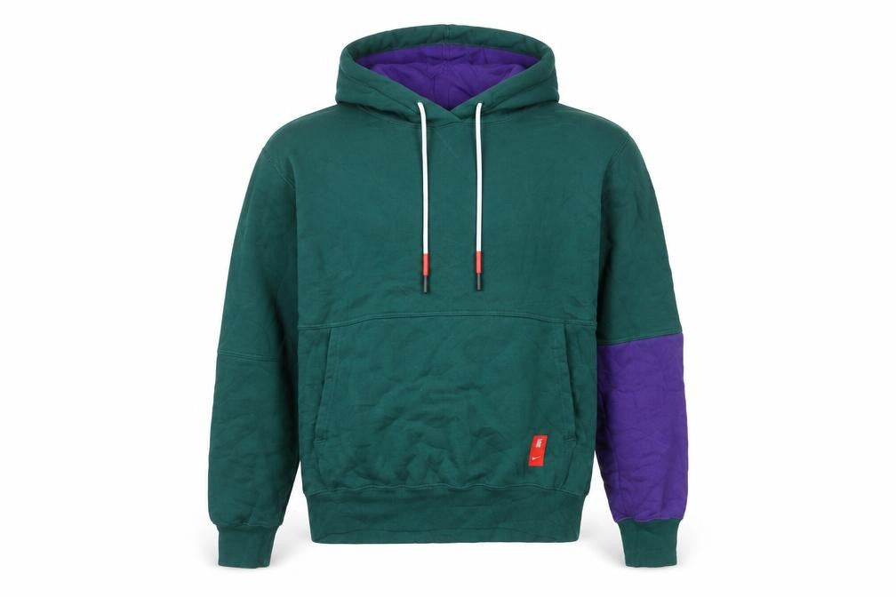 Nike Men's Green Pullover Hoodie M Sports Fleece Hooded Sweatshirt