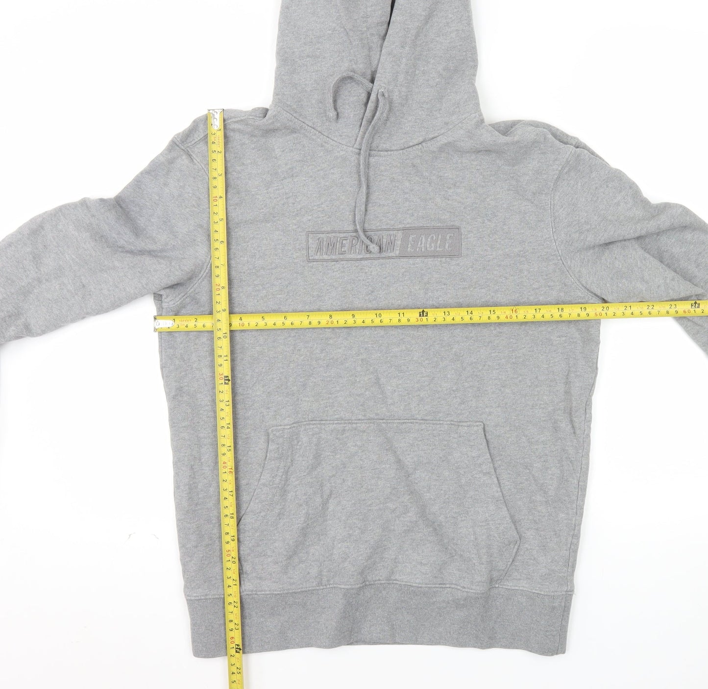 American Eagle Women Grey XS Pullover Hoodie 100% Cotton Casual