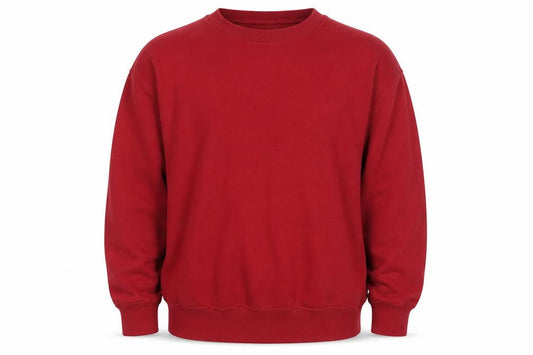 Fruit of the Loom Men's Red XL Pullover Sweatshirt Crew Neck