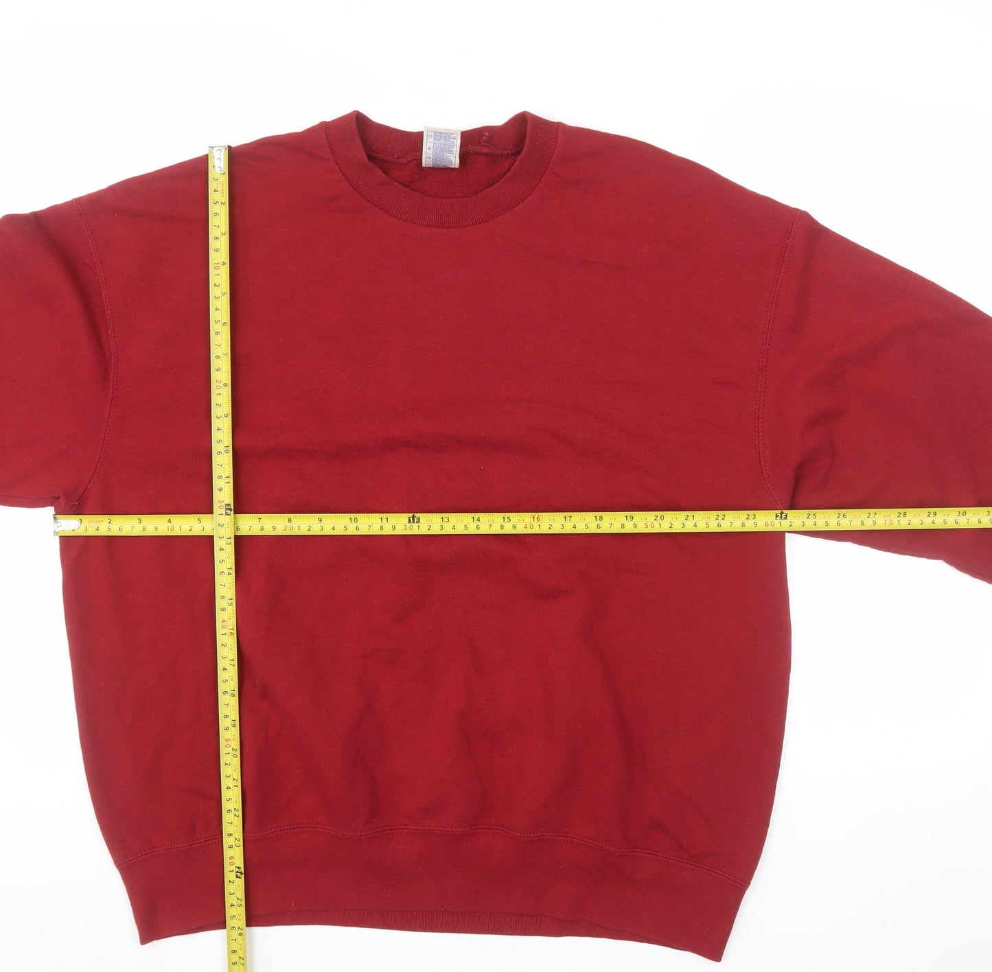 Fruit of the Loom Men's Red XL Pullover Sweatshirt Crew Neck