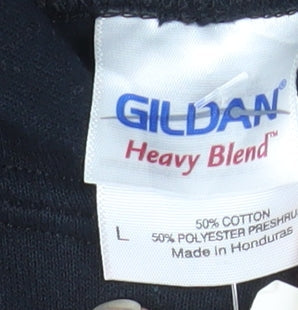 Gildan Men's Black Pullover Hoodie L Phoenix Raceway Graphic