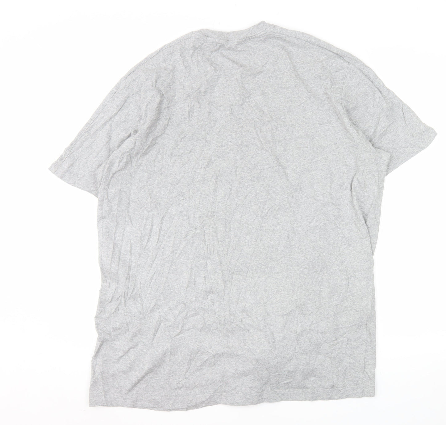 Adidas Men's Grey 2XL Crew Neck Short Sleeve Sports T-Shirt