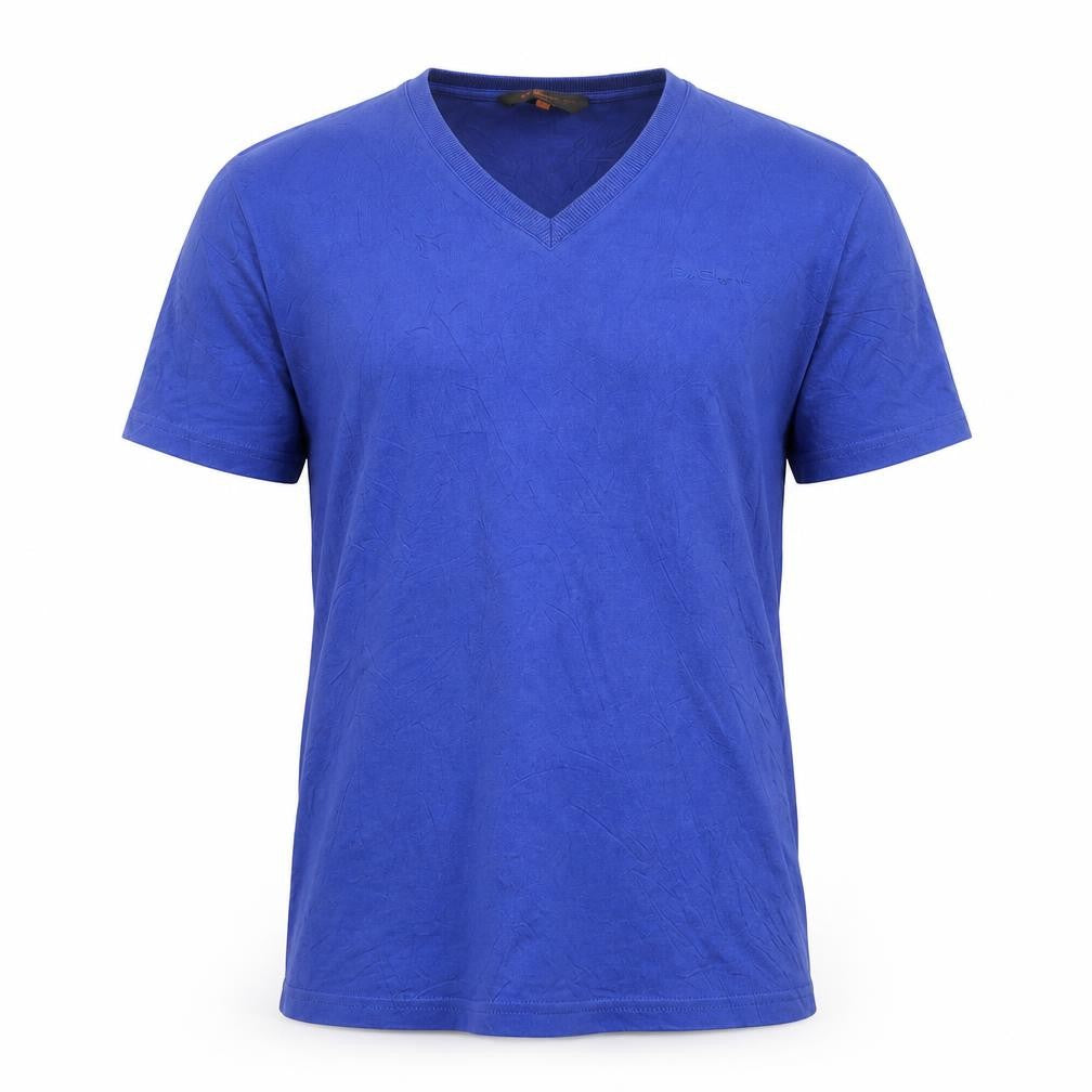 Ben Sherman Men's Blue V-Neck Cotton T-Shirt Size L