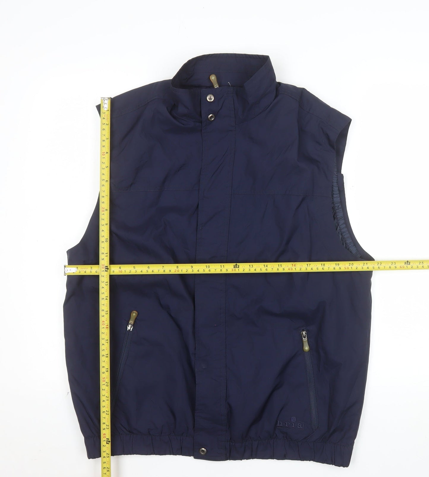 North End Men's Blue Regular Fit Polyester Bodywarmer Size M