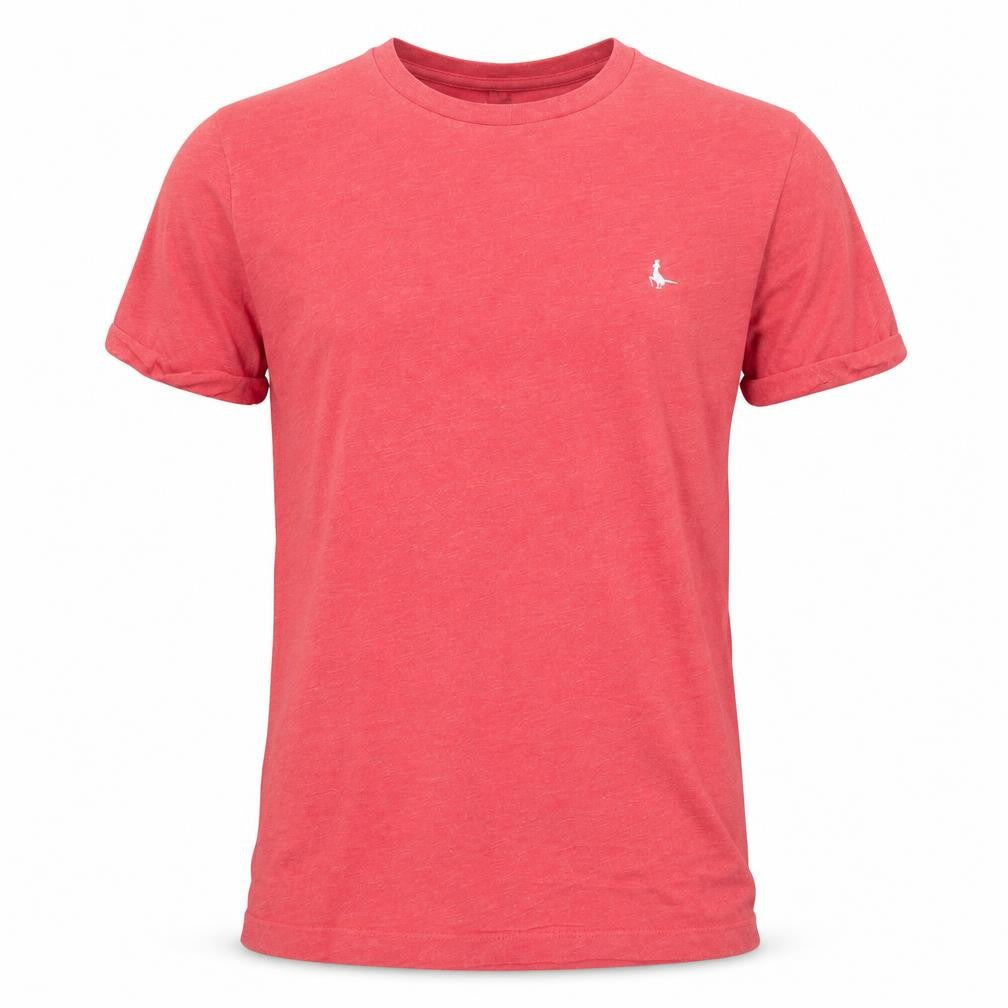 Jack Wills Mens Red Crew Neck Short Sleeve T-Shirt XS Classic Fit