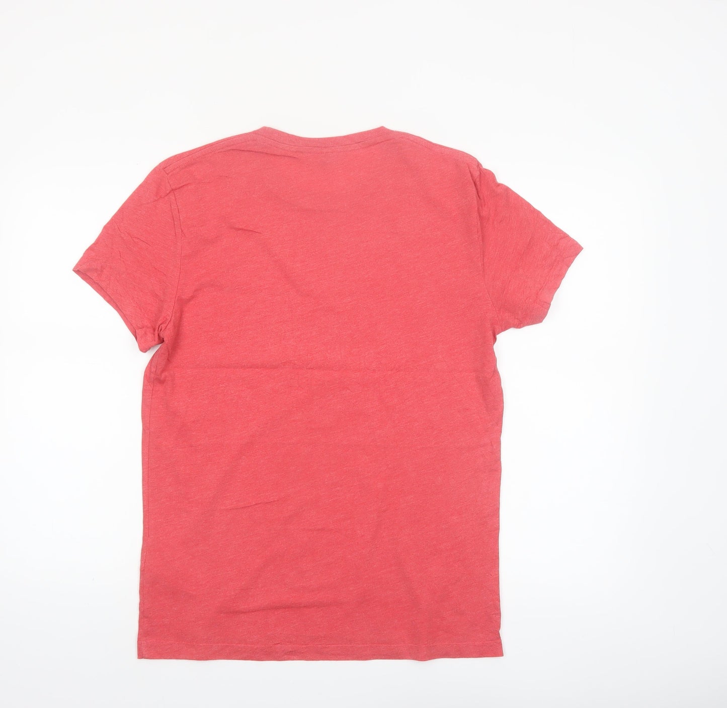 Jack Wills Mens Red Crew Neck Short Sleeve T-Shirt XS Classic Fit