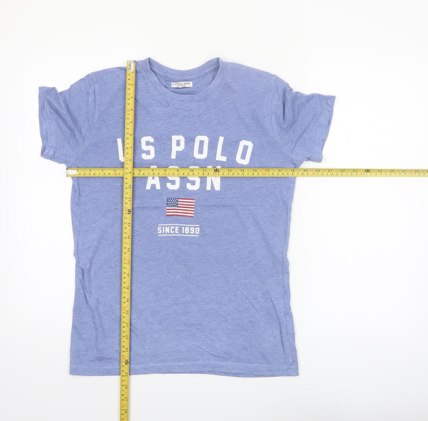 U.S. Polo Assn. Boys Blue Graphic Logo T-Shirt 14-15 Years