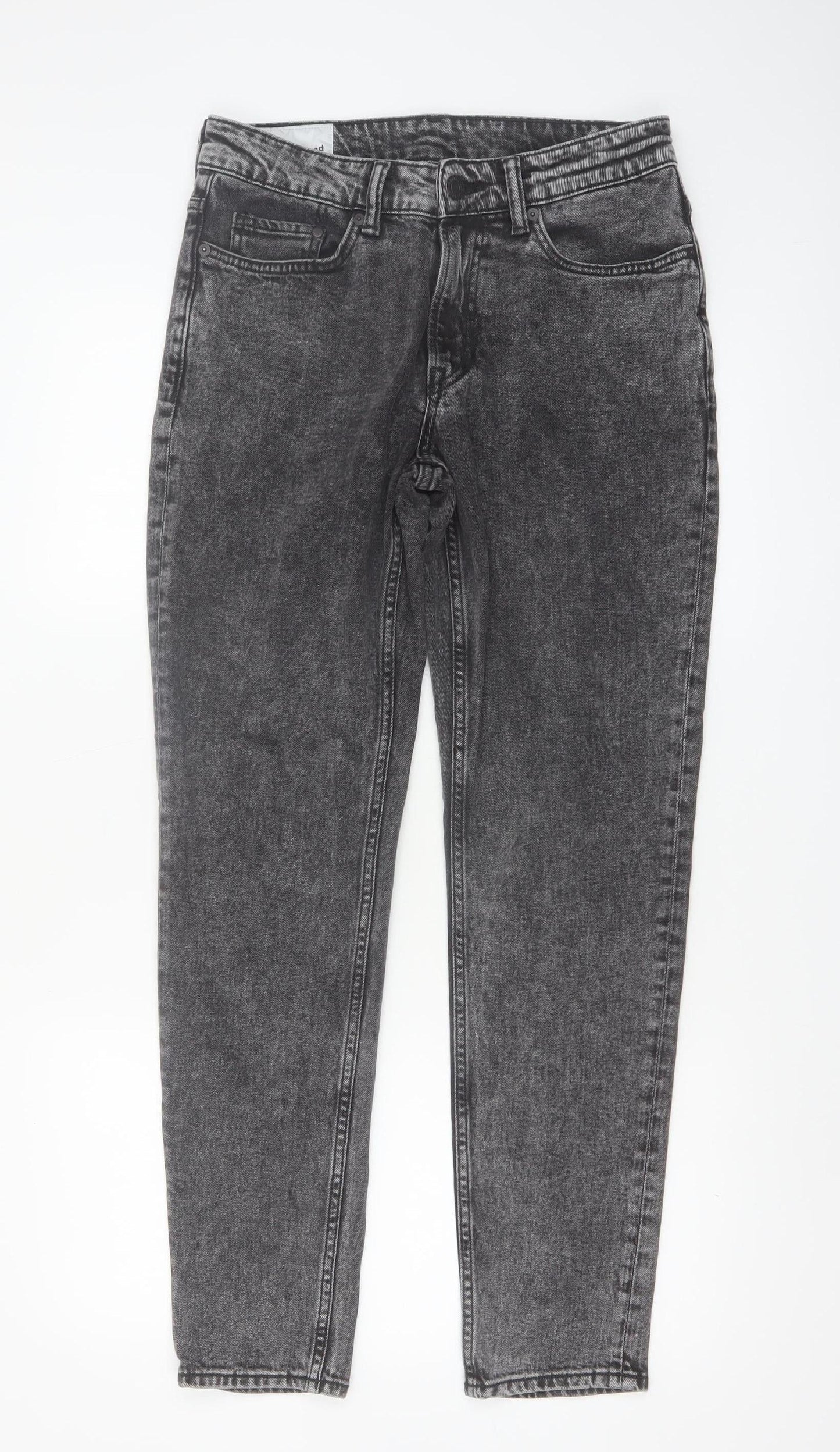 H&M Men's Grey Regular Tapered Denim Jeans 30W 32L