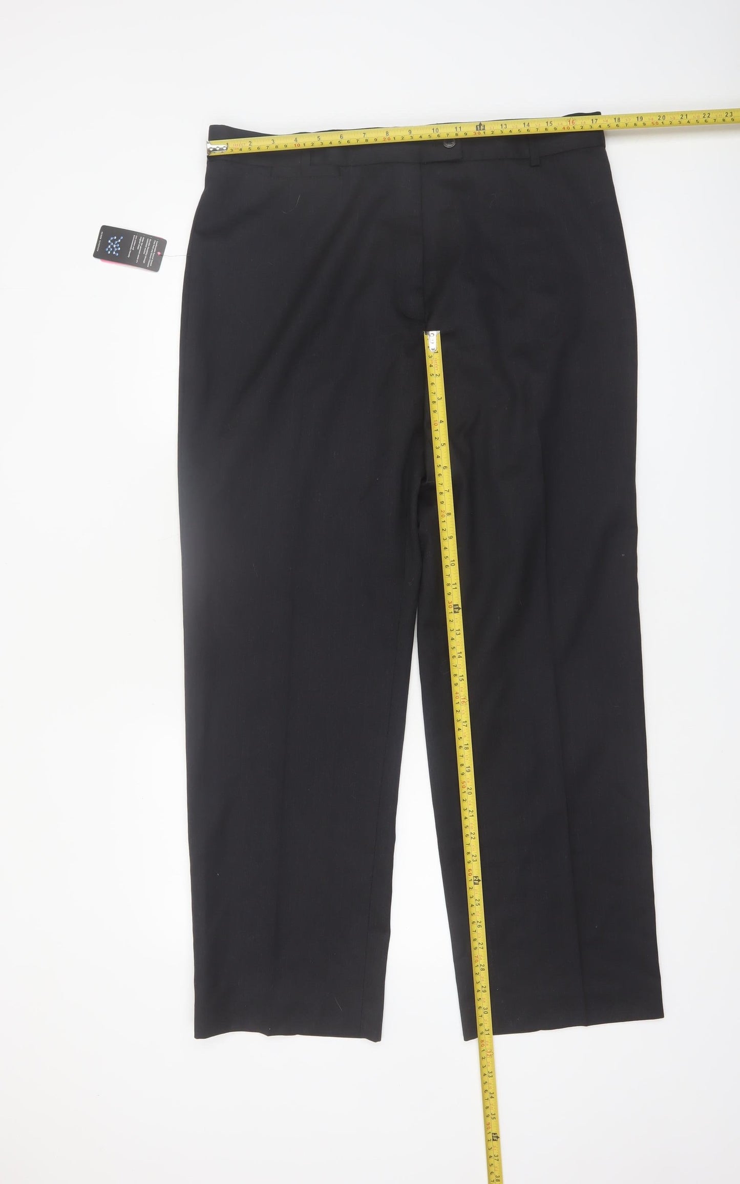 Brook Taverner Womens Black Wool Blend Dress Pants Size 16R