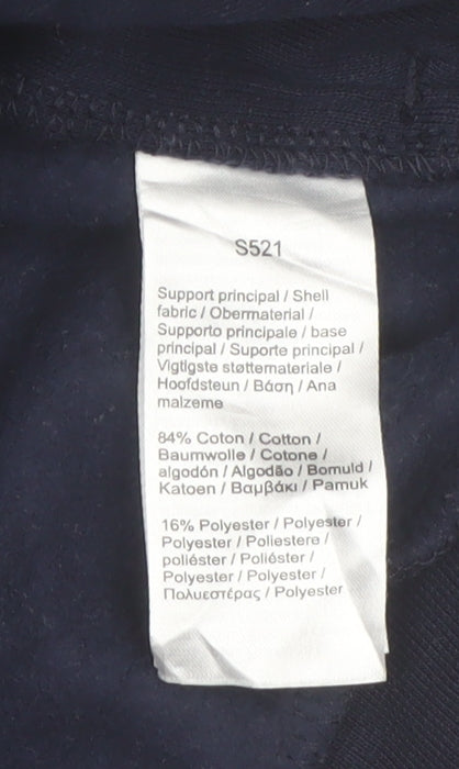 Lacoste Men Blue Regular Fit Full Zip Cotton Jacket L