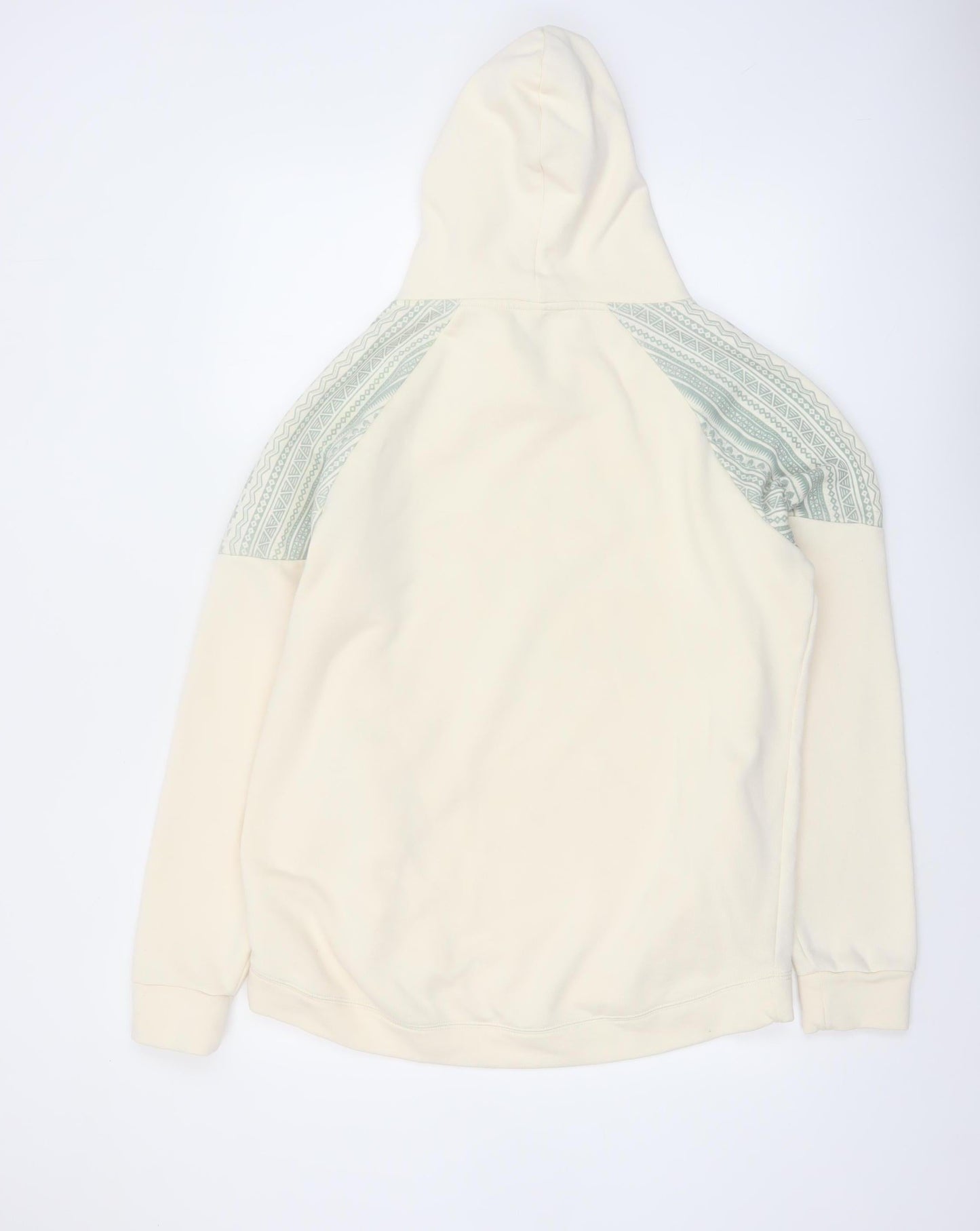 Saltrock Women Beige Hooded Pullover Hoodie Size 16 Cotton Blend