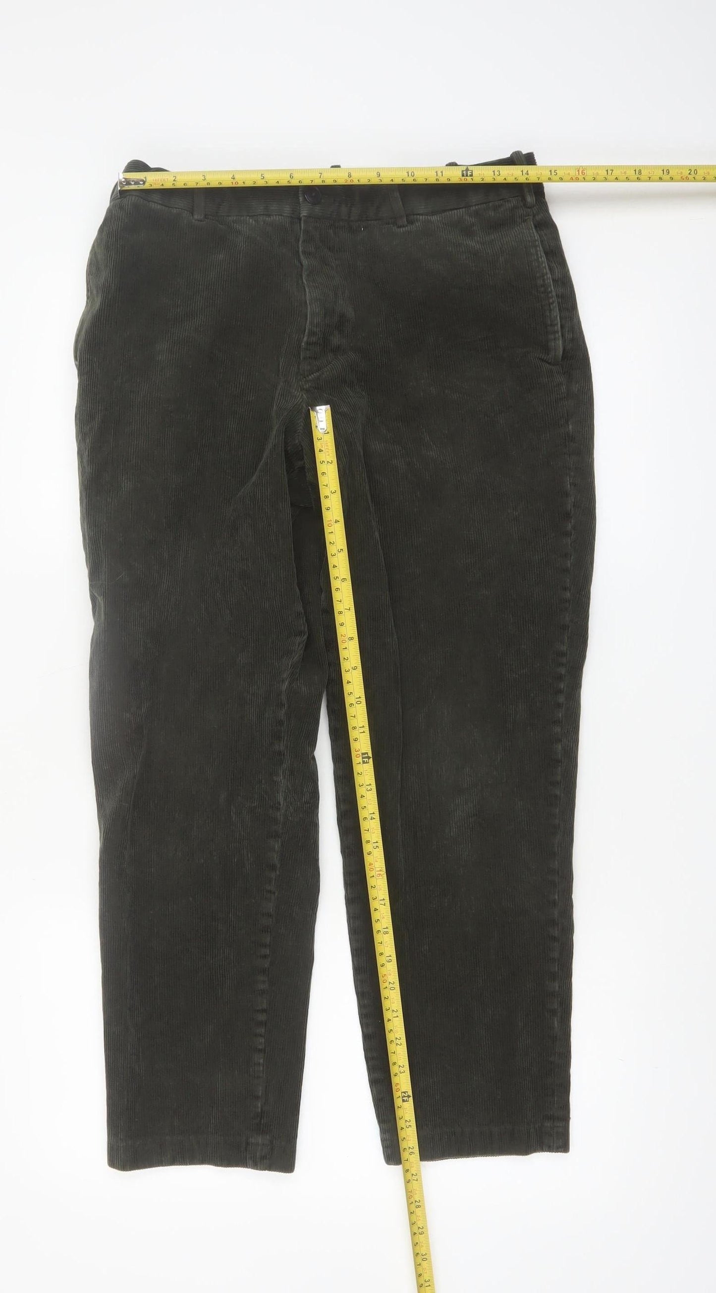 UNIQLO Women’s Brown Corduroy Chino Trousers M Regular Fit