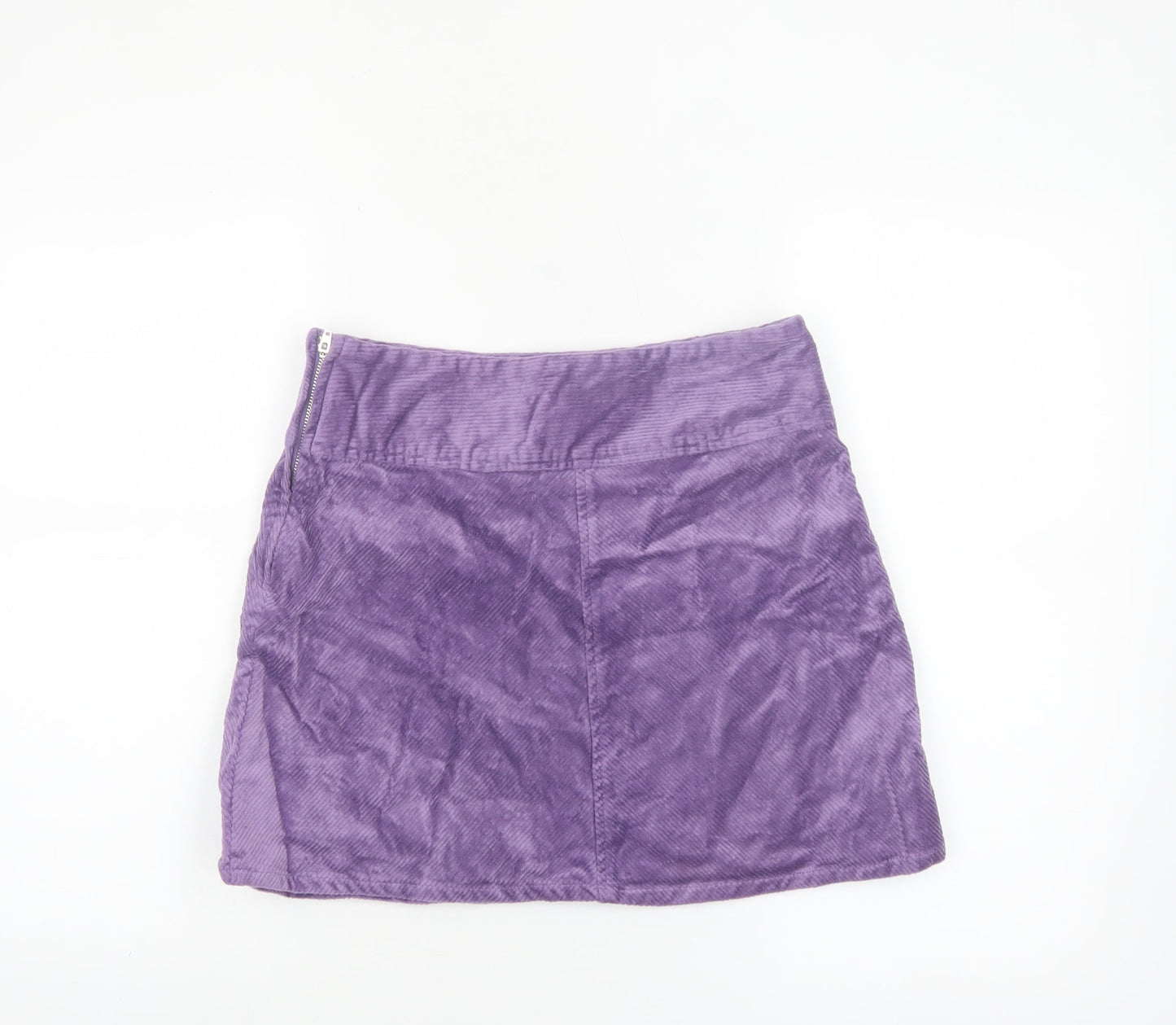 Monki Women’s Purple Corduroy A-Line Short Skirt Size 8