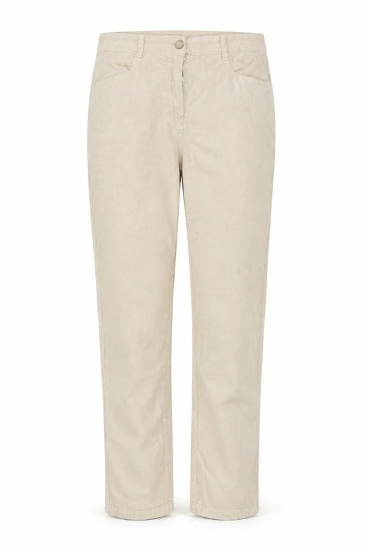Poetry Women’s Beige Corduroy Chino Trousers UK 6 Regular Fit
