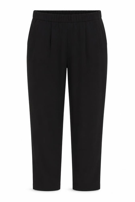 Kin by John Lewis Women's Black Size 12 Pleated Straight Trousers