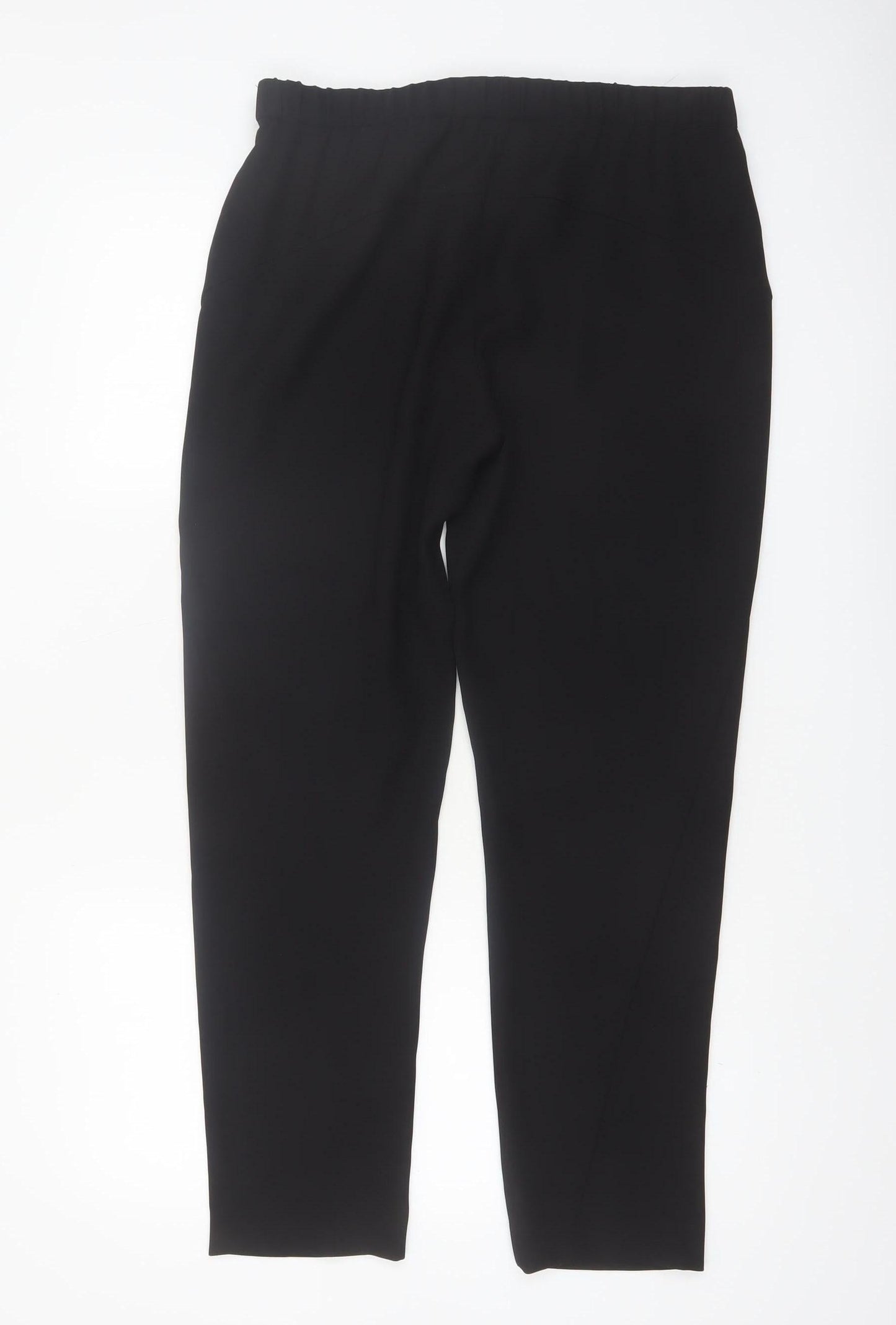 Kin by John Lewis Women's Black Size 12 Pleated Straight Trousers