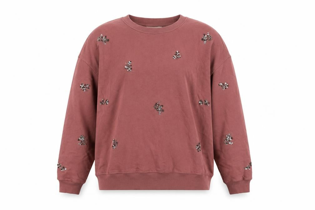 Marks & Spencer Per Una Women’s Pink Embellished Pullover Sweatshirt M