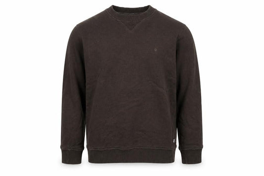 Melka Men's Brown Crew Neck Pullover Sweatshirt Size S