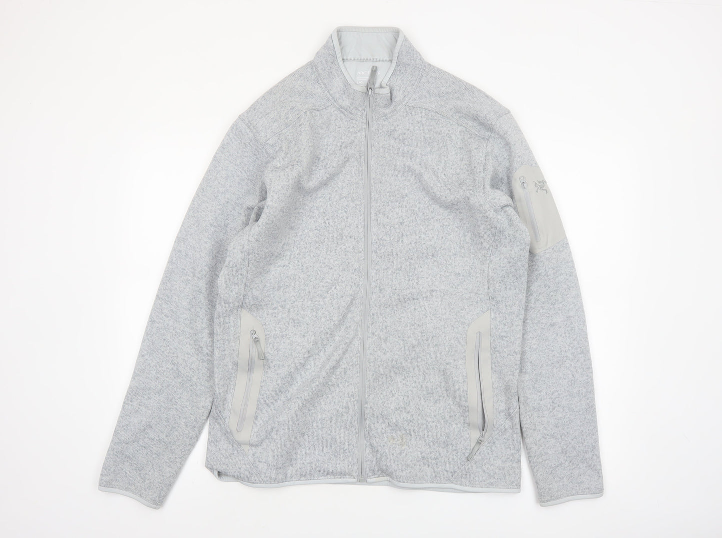 Arc'teryx Men's Grey Covert Cardigan Fleece Jacket Size L