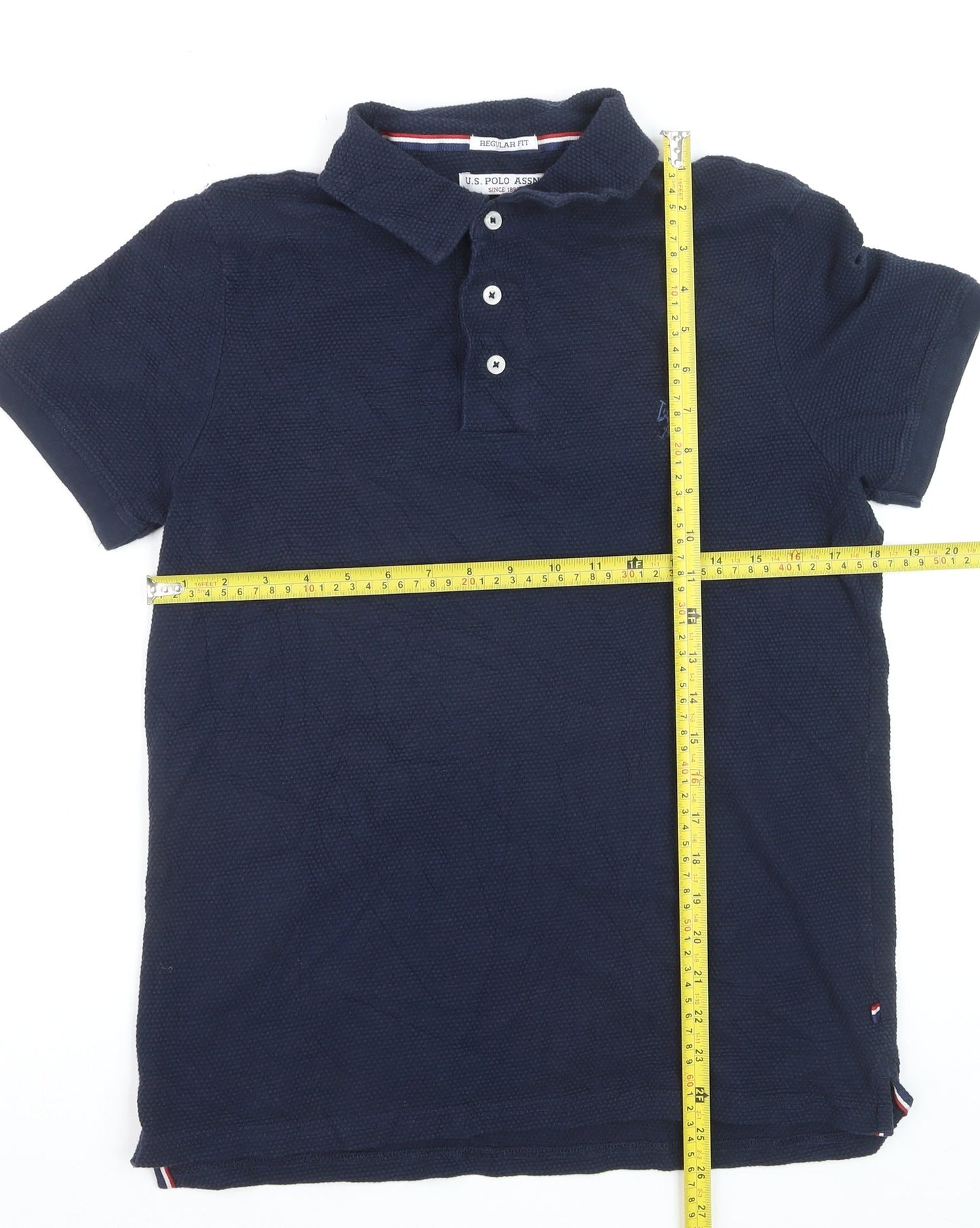 U.S. Polo Assn. Men's Blue Regular Fit Cotton Polo Shirt M