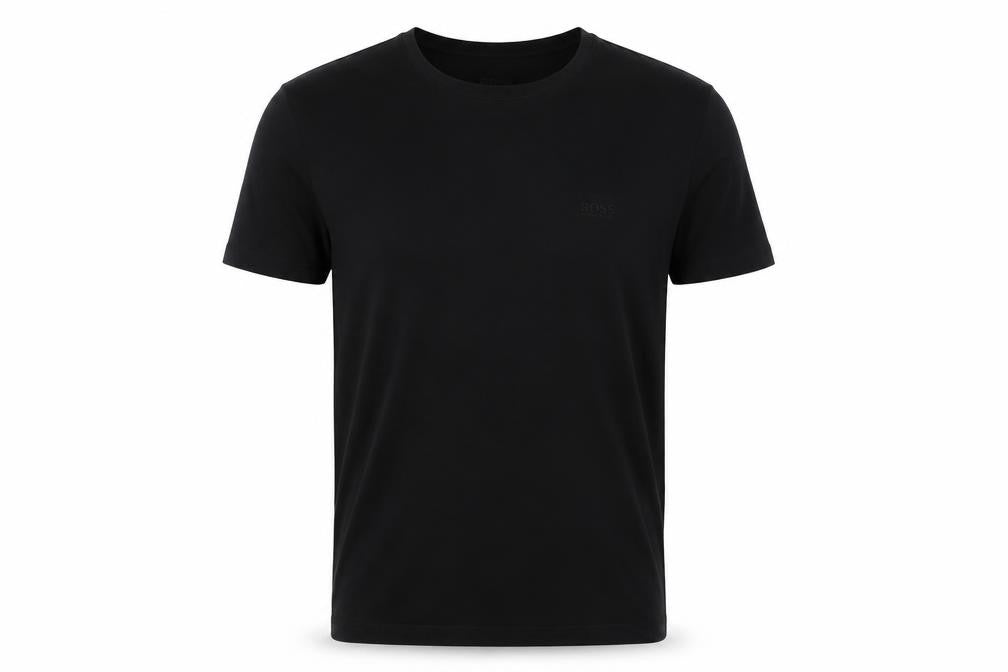 Hugo Boss Men's Black Regular Fit Cotton Crew Neck T-Shirt M