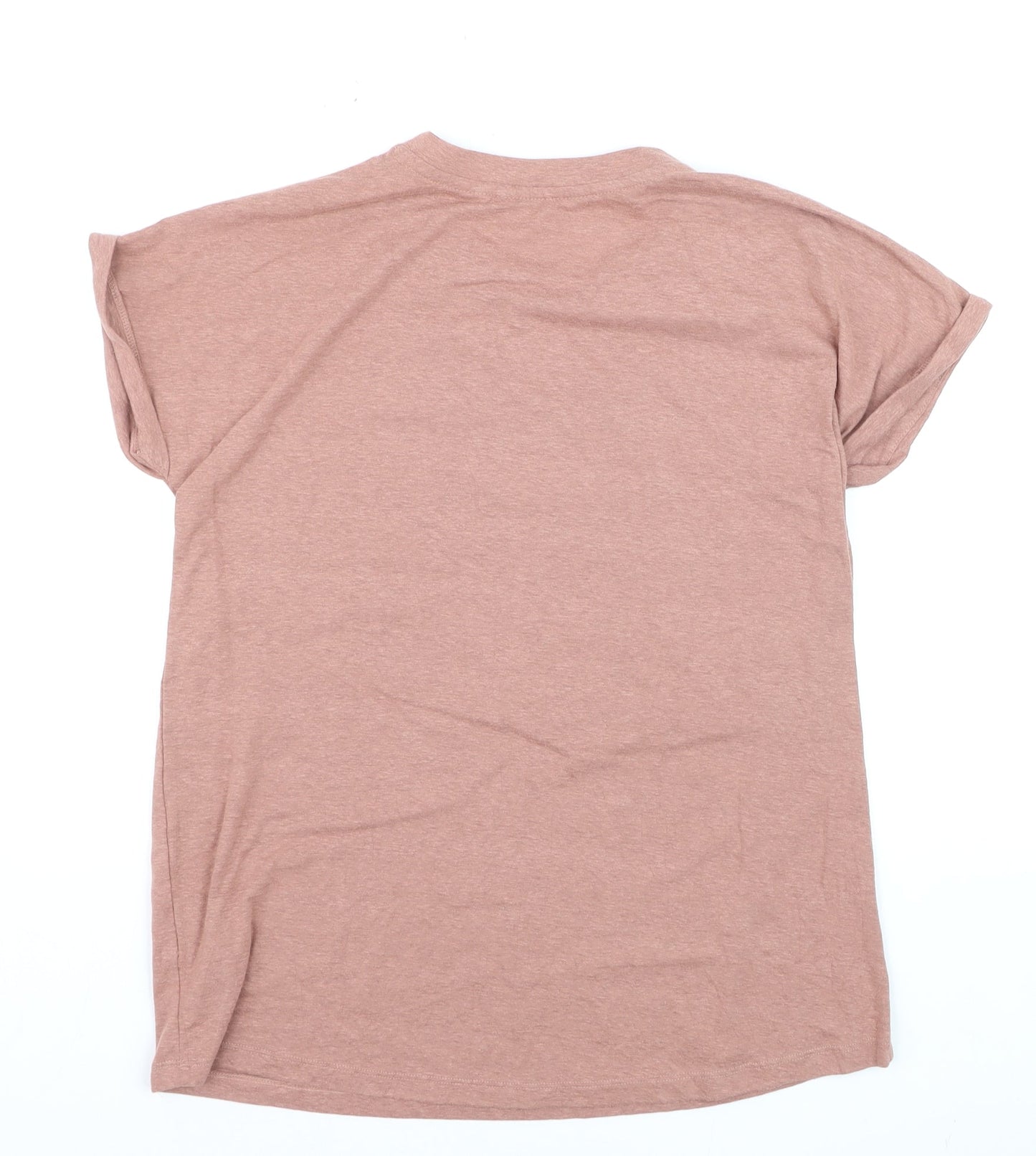 Next Women’s Brown Sequin Star T-Shirt Size 12 Short Sleeve