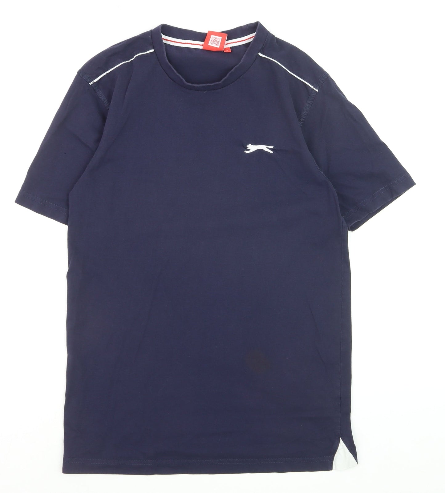 Slazenger Men's Blue Small Crew Neck Sports T-Shirt