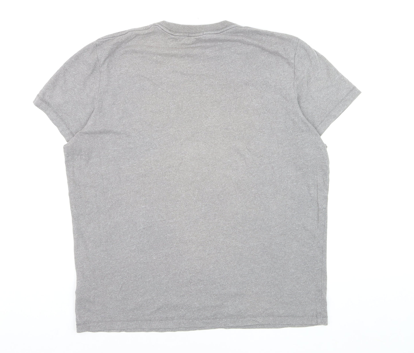 Abercrombie & Fitch Men's Grey XXL Muscle Fit Graphic T-Shirt