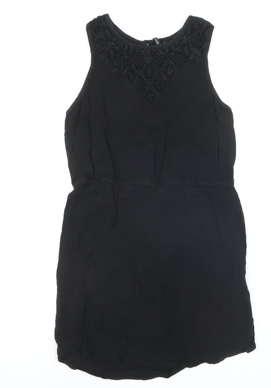 Rip Curl Women's Black Sleeveless Short Shift Dress Size S