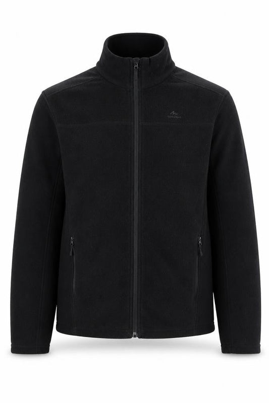 Quechua Men's Black Full Zip Fleece Sweatshirt M