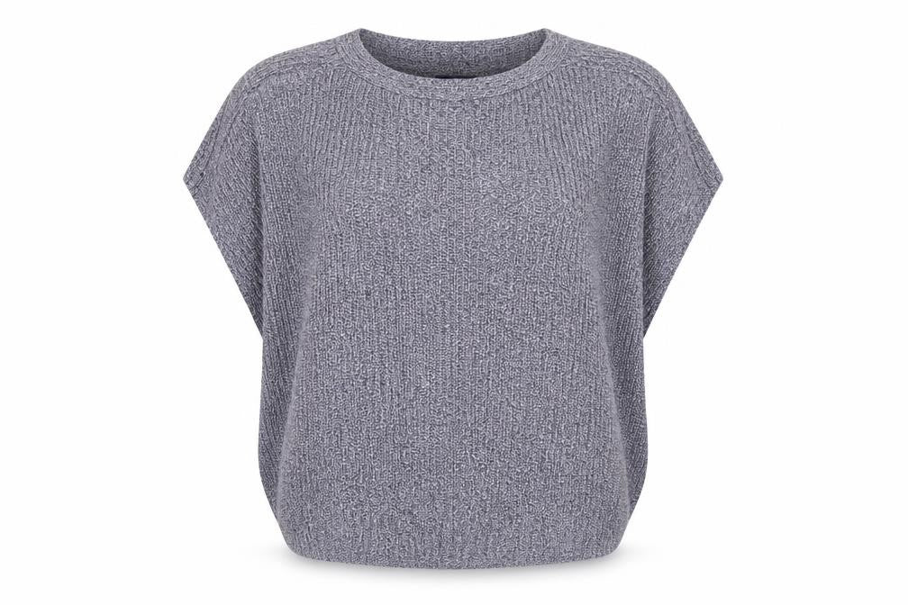 Gap Women Grey Knit Batwing Pullover Jumper Size L