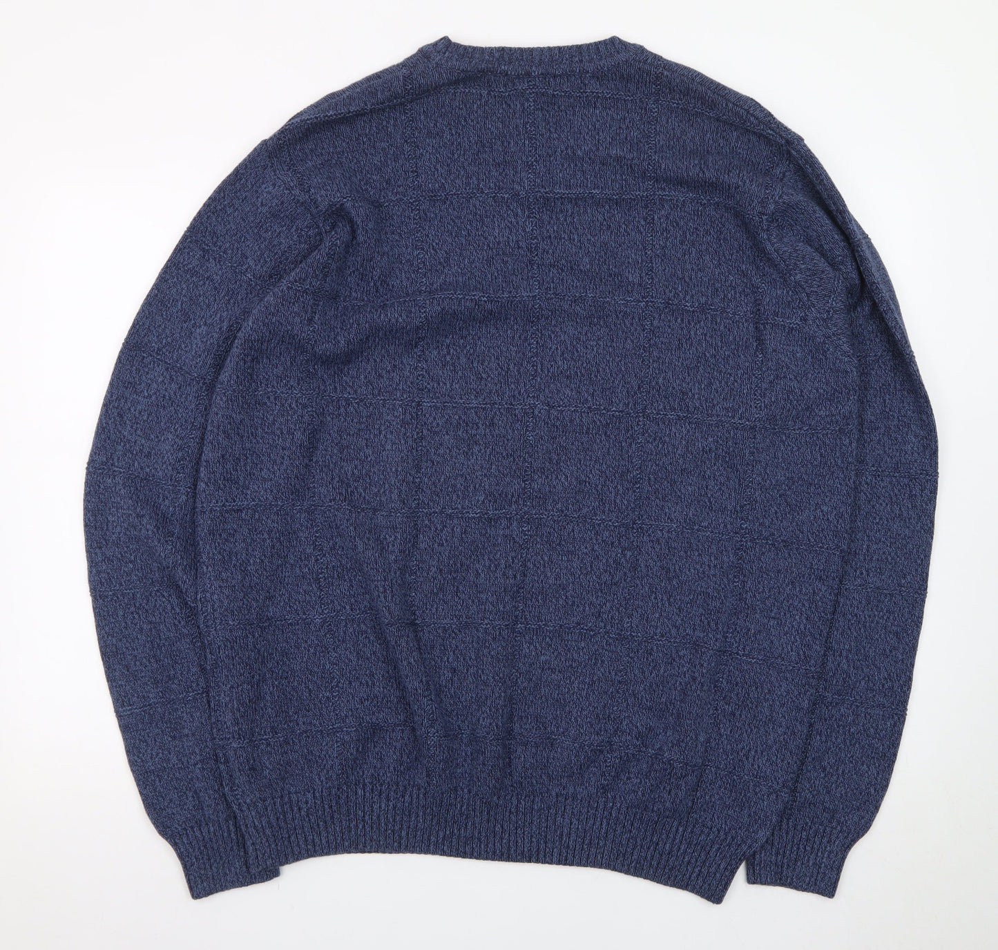 Dockers Men’s Blue Cotton Crew Neck Pullover Jumper 2XL Big & Tall