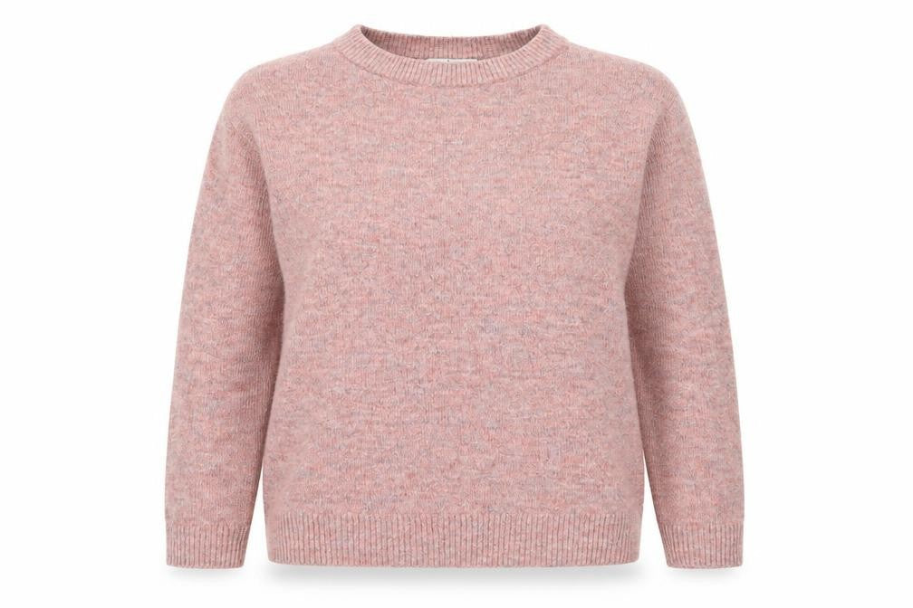 George Women's Pink Crew Neck Pullover Knit Jumper Size Small 8-10