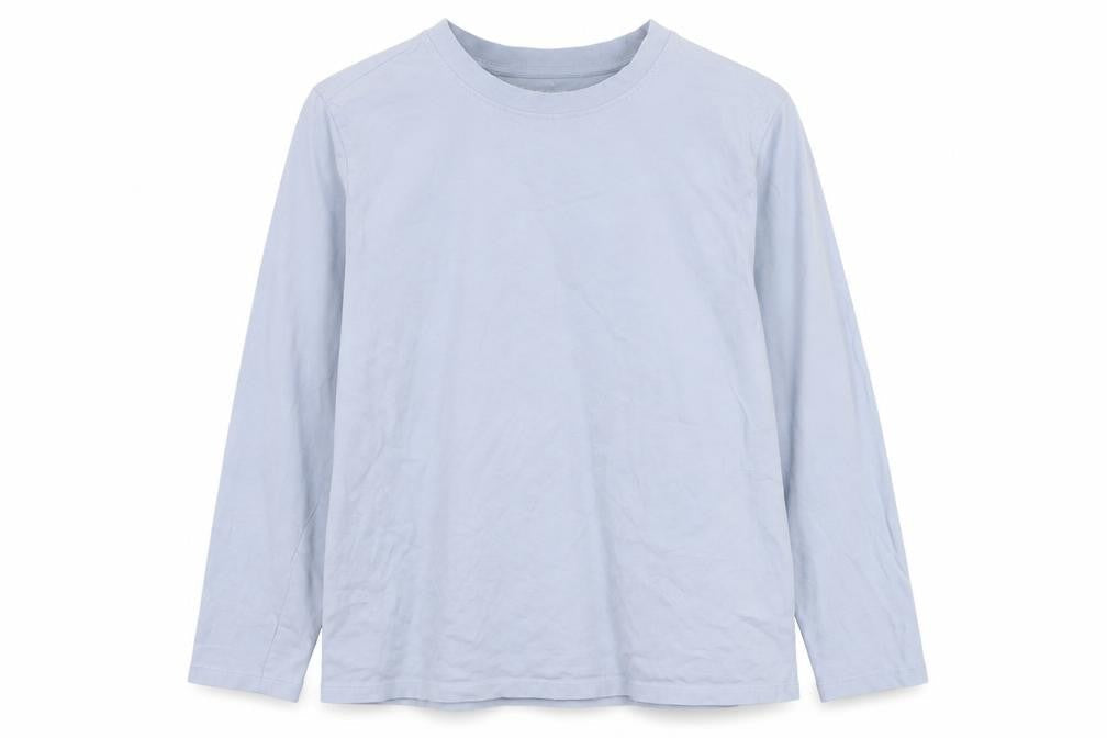 Primark Men’s Blue Long Sleeve Regular Fit T-Shirt XL