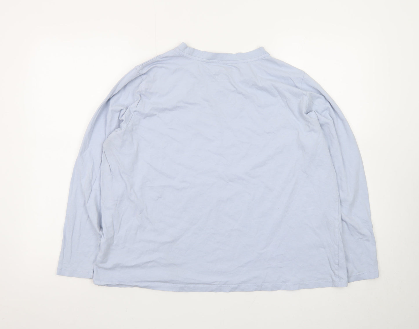 Primark Men’s Blue Long Sleeve Regular Fit T-Shirt XL