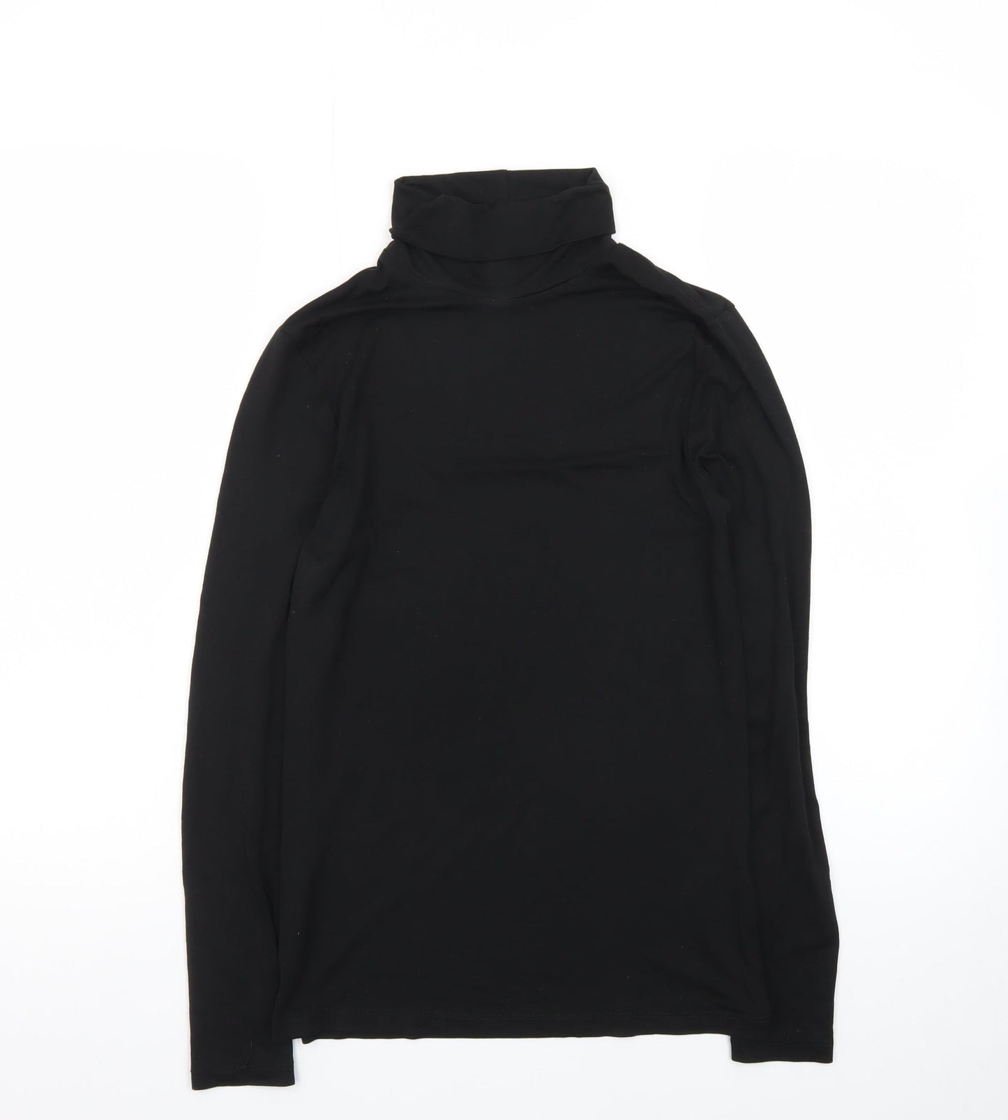 Heatgen Women's Black Roll Neck Long Sleeve Thermal Top Size 14