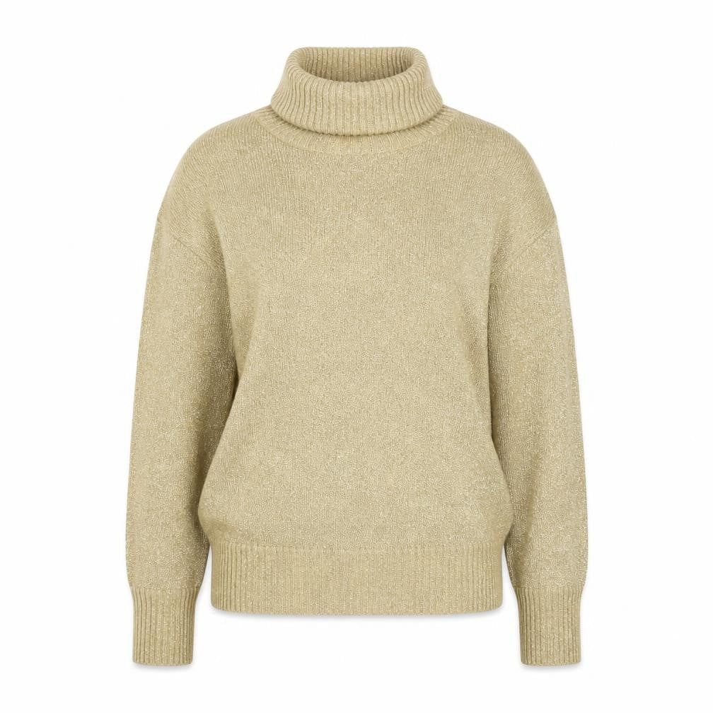 Westbound Womens Gold Roll Neck Knit Jumper Size S