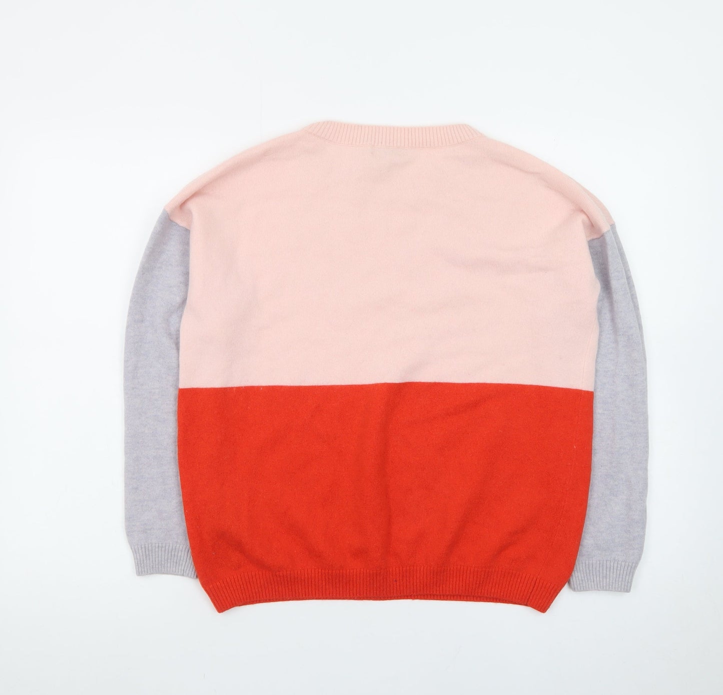 Hobbs Women’s Multicoloured Cashmere Crew Neck Jumper Medium