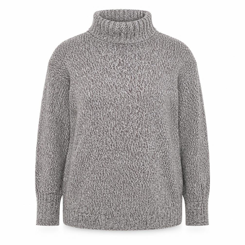 Marks and Spencer Women's Multicoloured Roll Neck Jumper Size 18