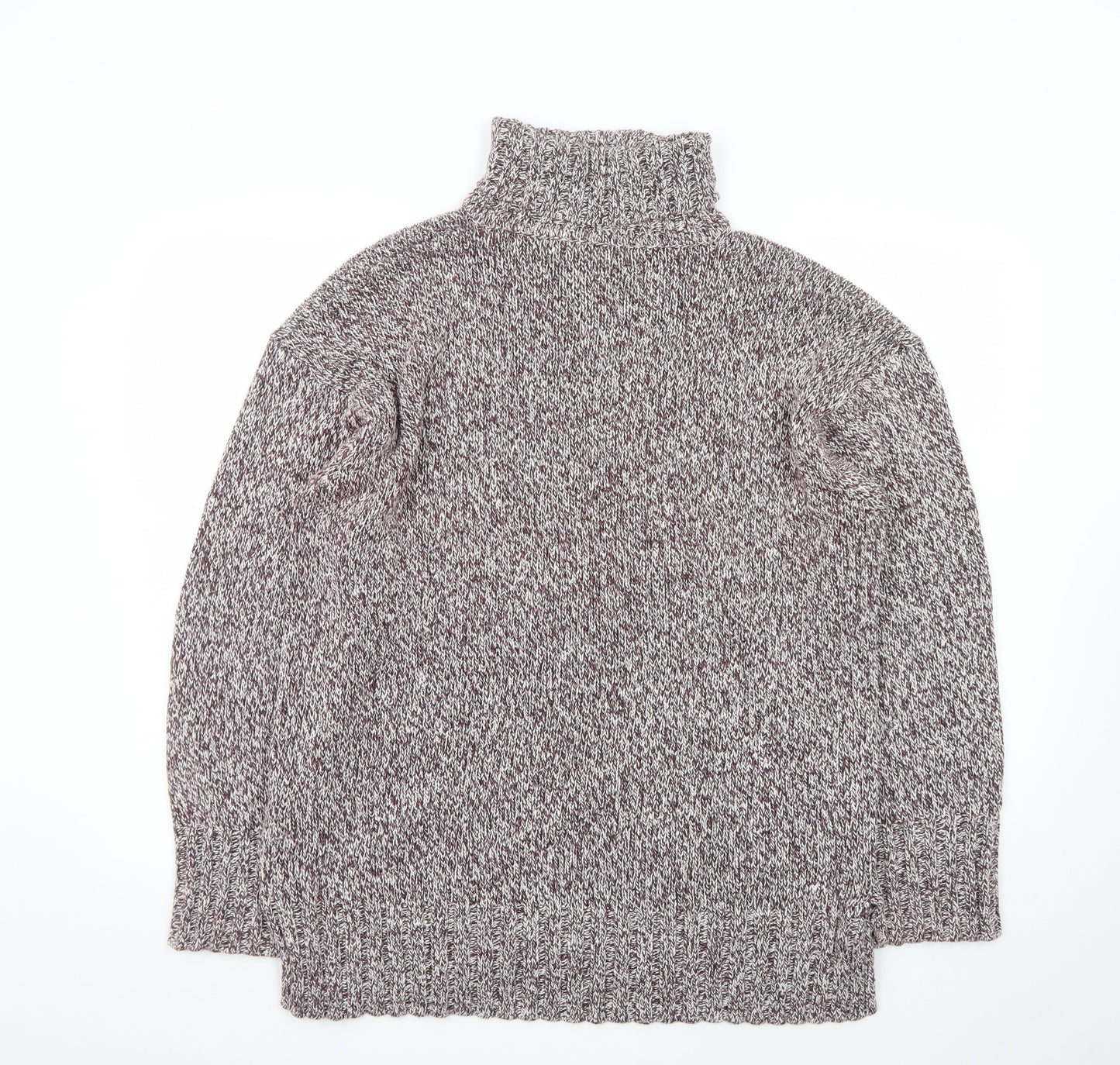 Marks and Spencer Women's Multicoloured Roll Neck Jumper Size 18