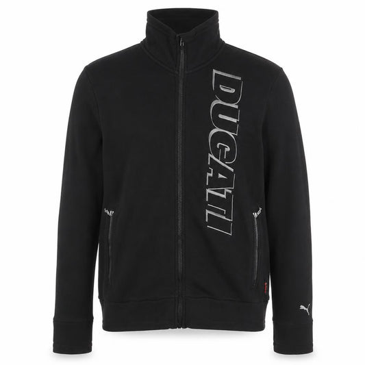 Puma Ducati Men's Black Full Zip Sweatshirt M Motorcycle Sportswear