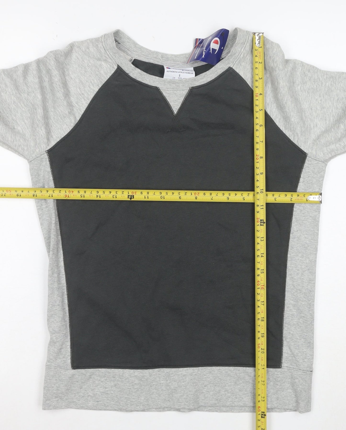Champion Men's Grey Small Pullover Sweatshirt Regular Fit