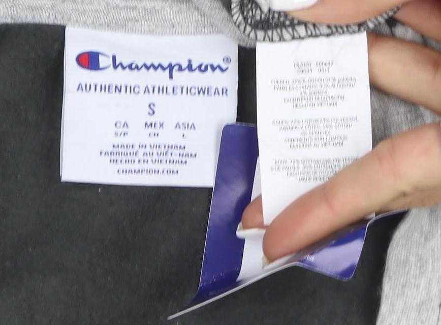 Champion Men's Grey Small Pullover Sweatshirt Regular Fit