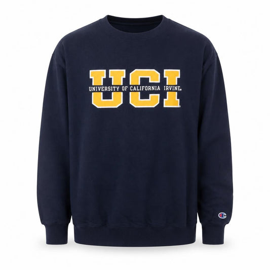 Champion Men's Blue XL Pullover Sweatshirt UCI Logo Crew Neck