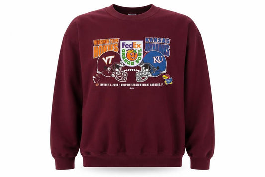 Gildan Womens Burgundy Graphic Sweatshirt XL Heavyweight Cotton Blend