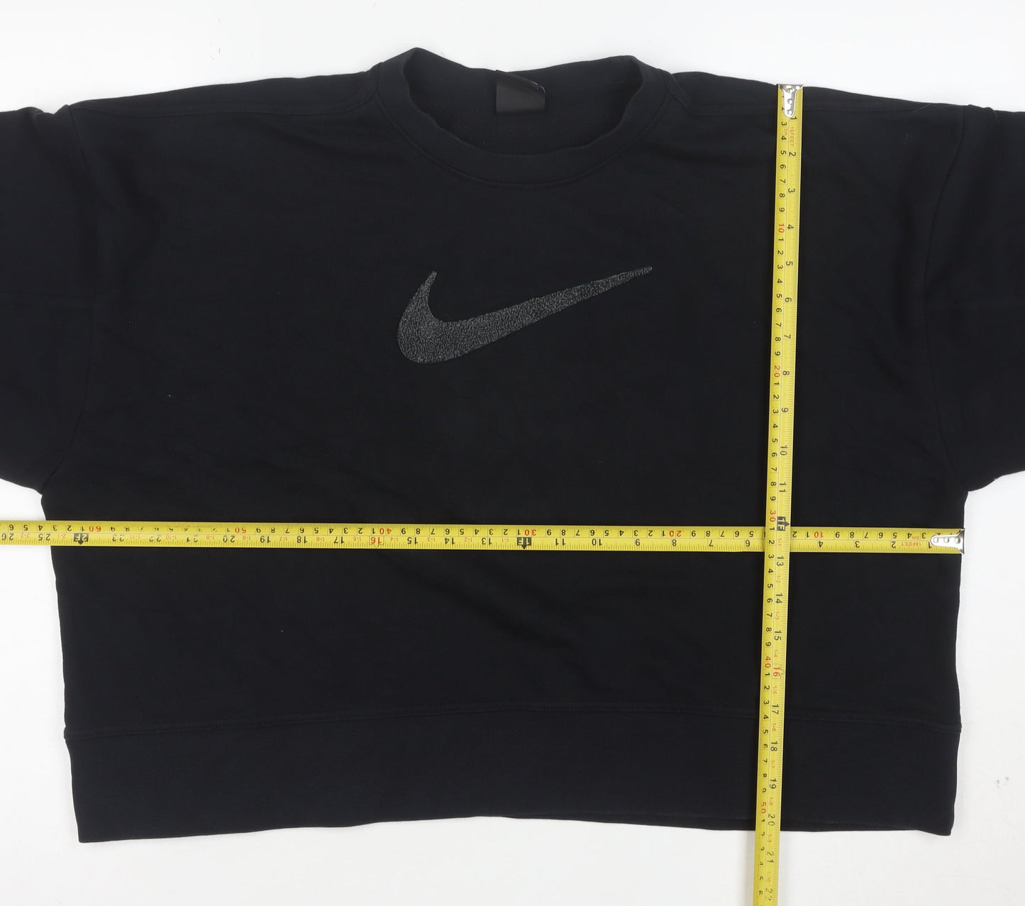 Nike Womens Black L Crew Neck Pullover Sweatshirt