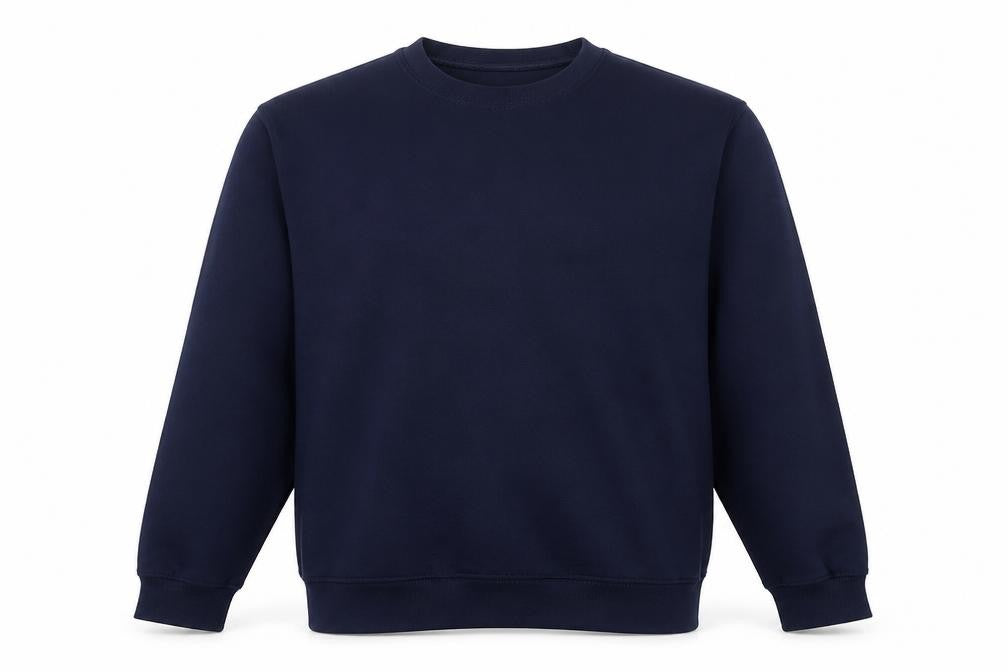 Fruit of the Loom Men's Navy Blue L Pullover Crew Neck Sweatshirt
