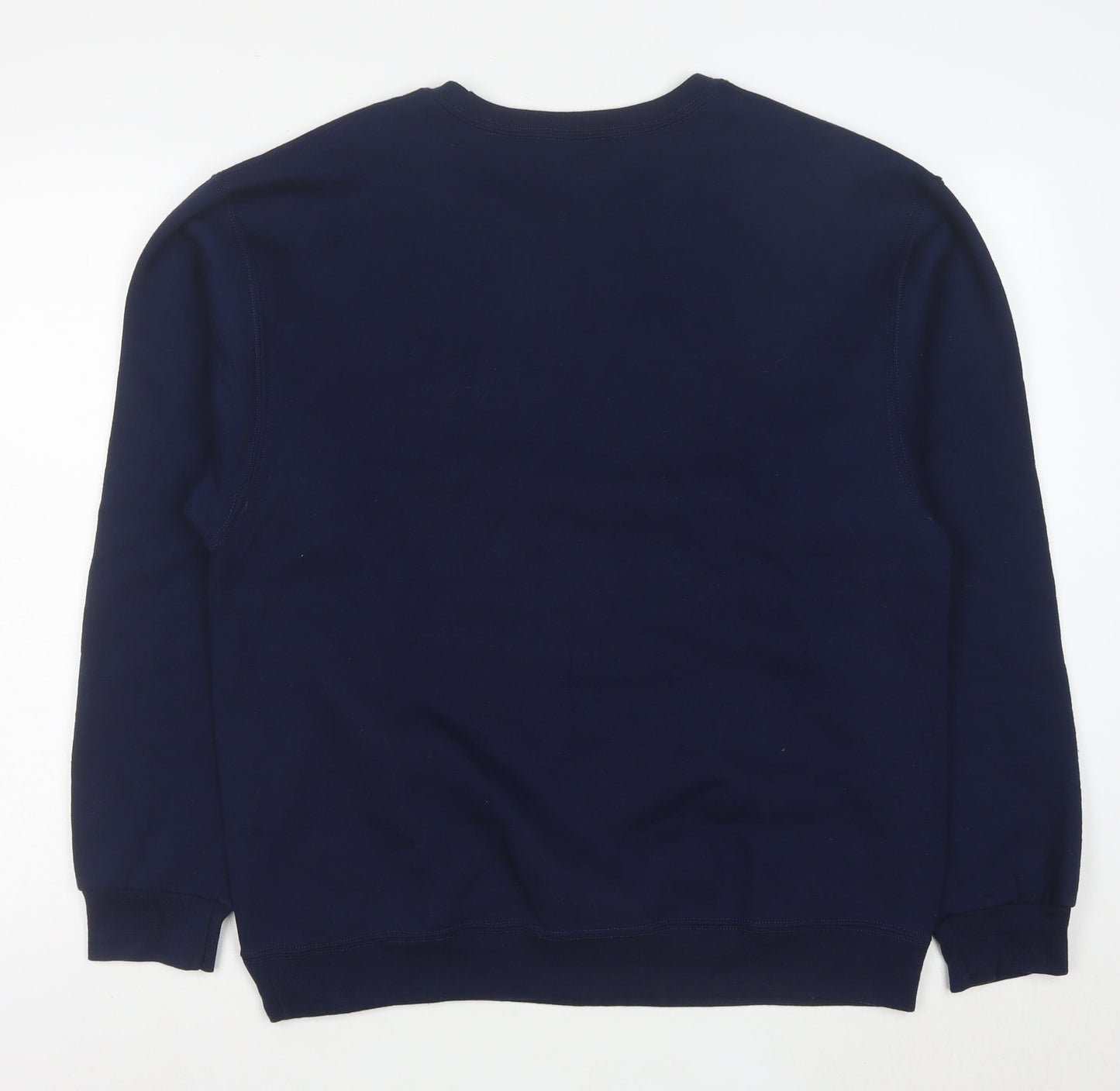 Fruit of the Loom Men's Navy Blue L Pullover Crew Neck Sweatshirt