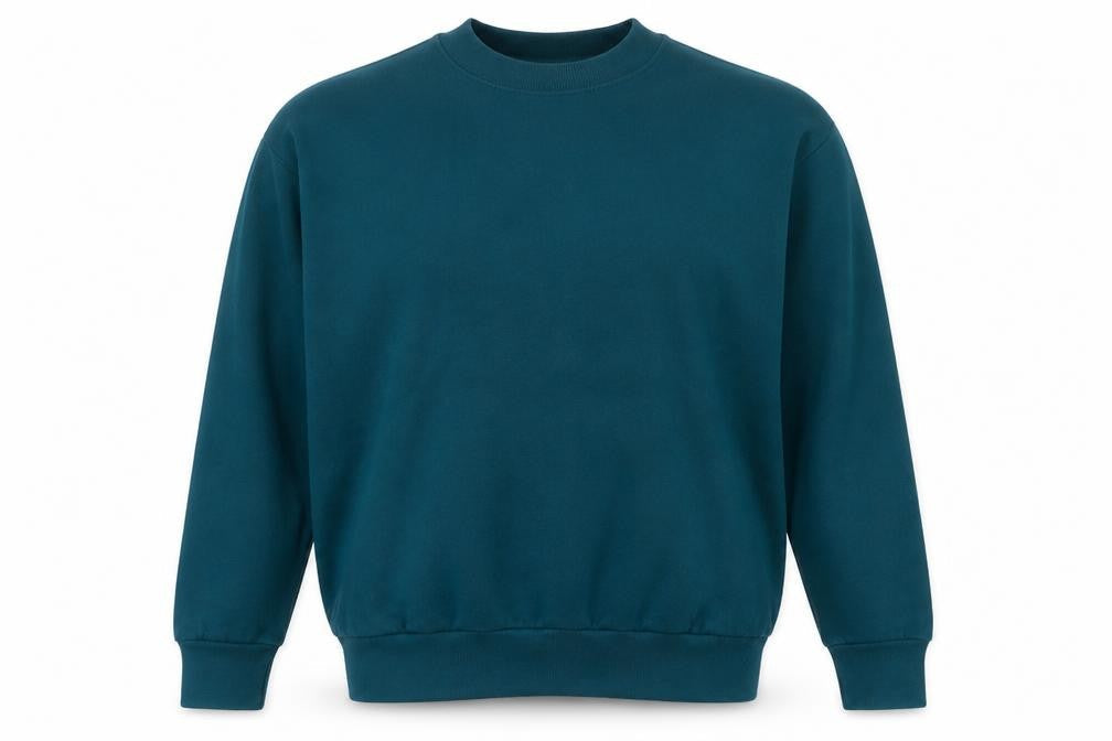 Fruit of the Loom Men's Green Pullover Fleece Sweatshirt Size L